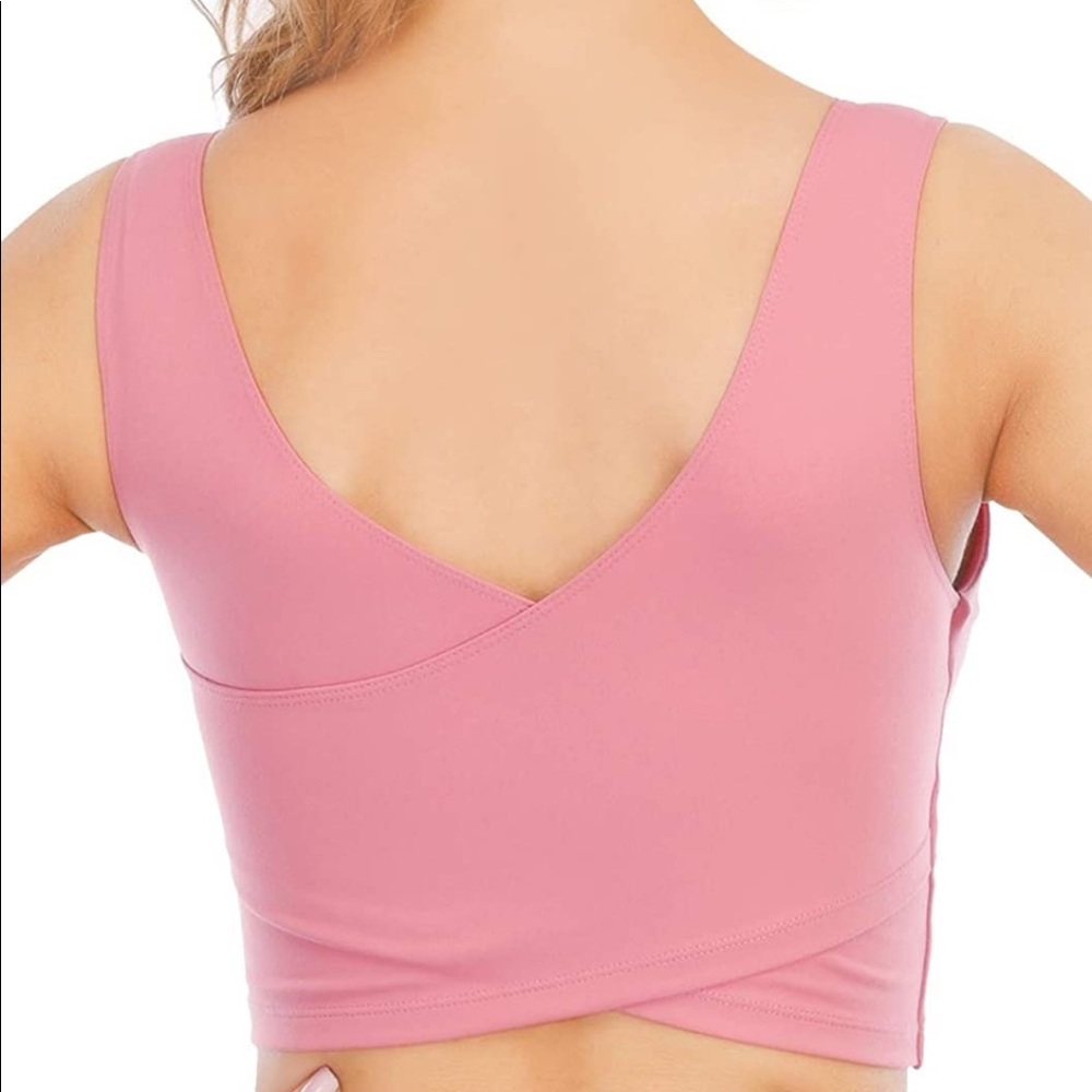 Criss cross crop top